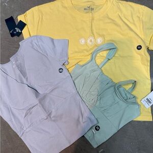 NWT Hollister Kids Shirt Set